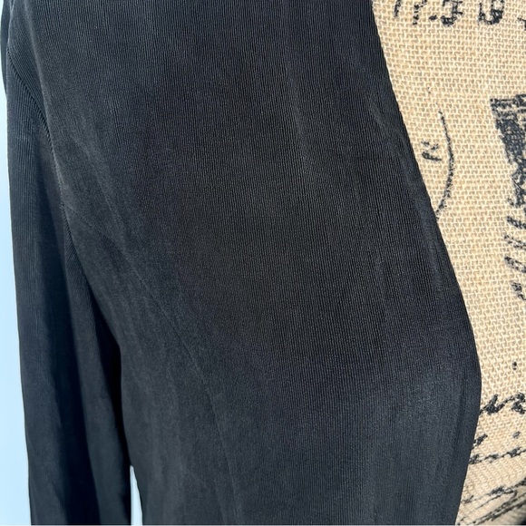 CHICO'S Travelers Open Front Black Cardigan Long Sleeve Stretch Capsule Wardrobe - Picture 5 of 11